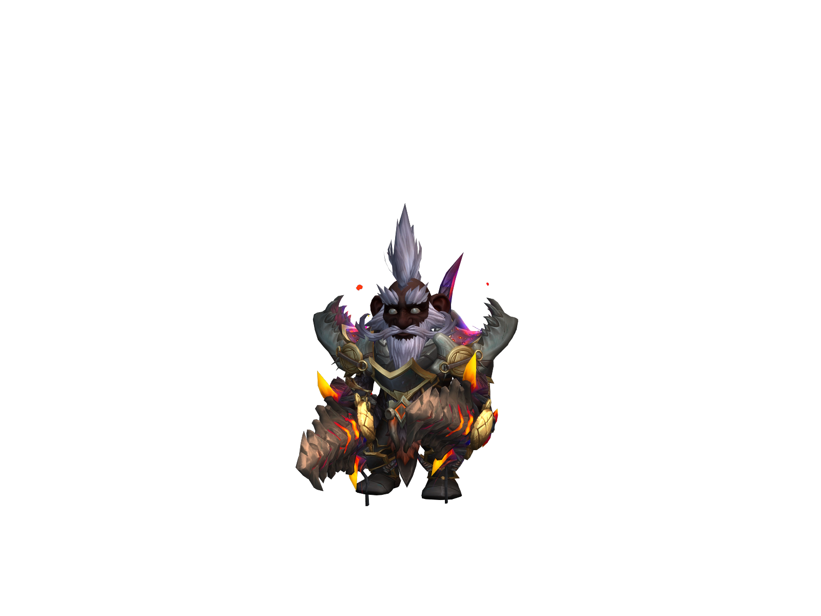 Cuttfallen 3D character render