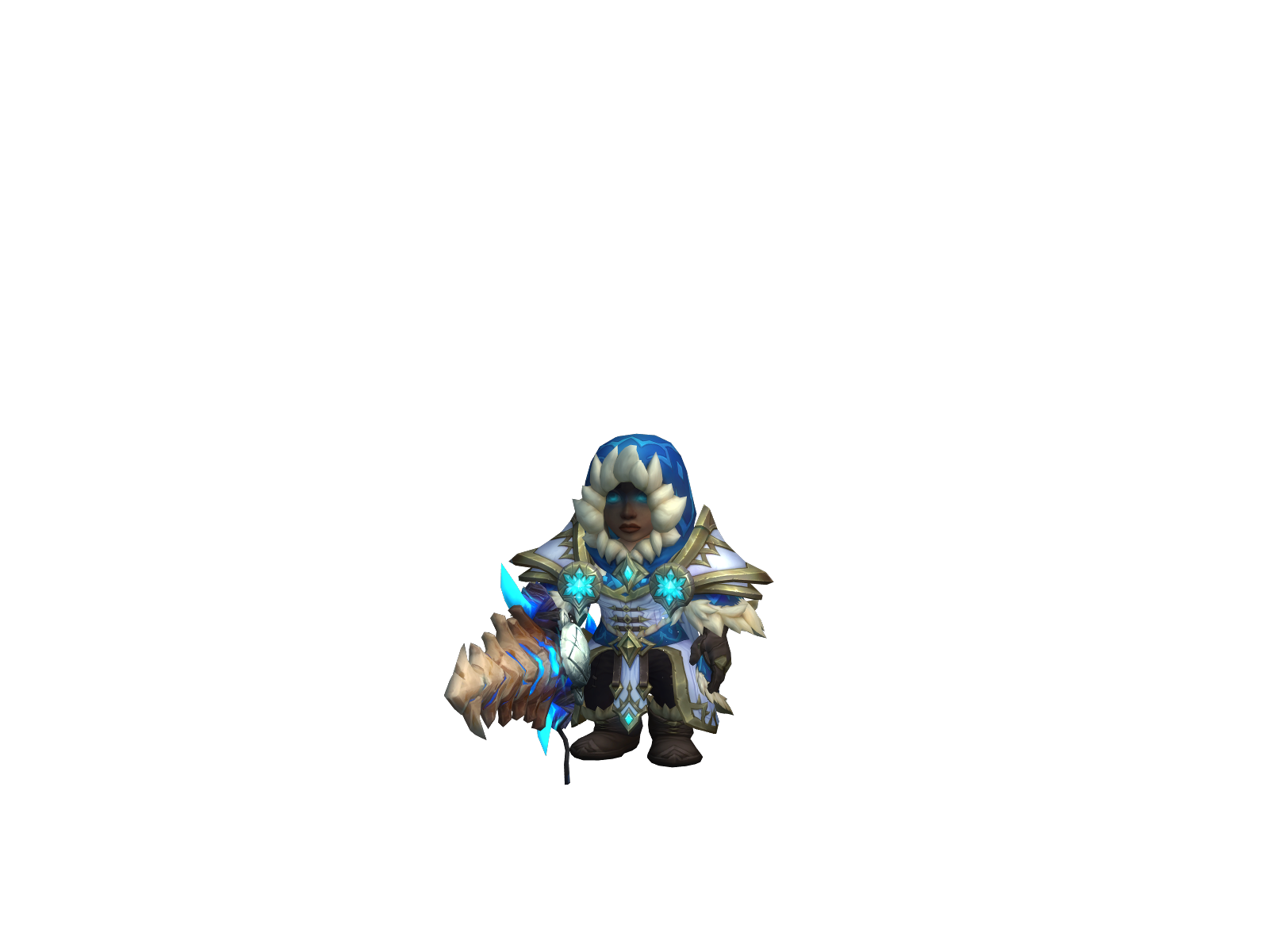 Scrachies 3D character render