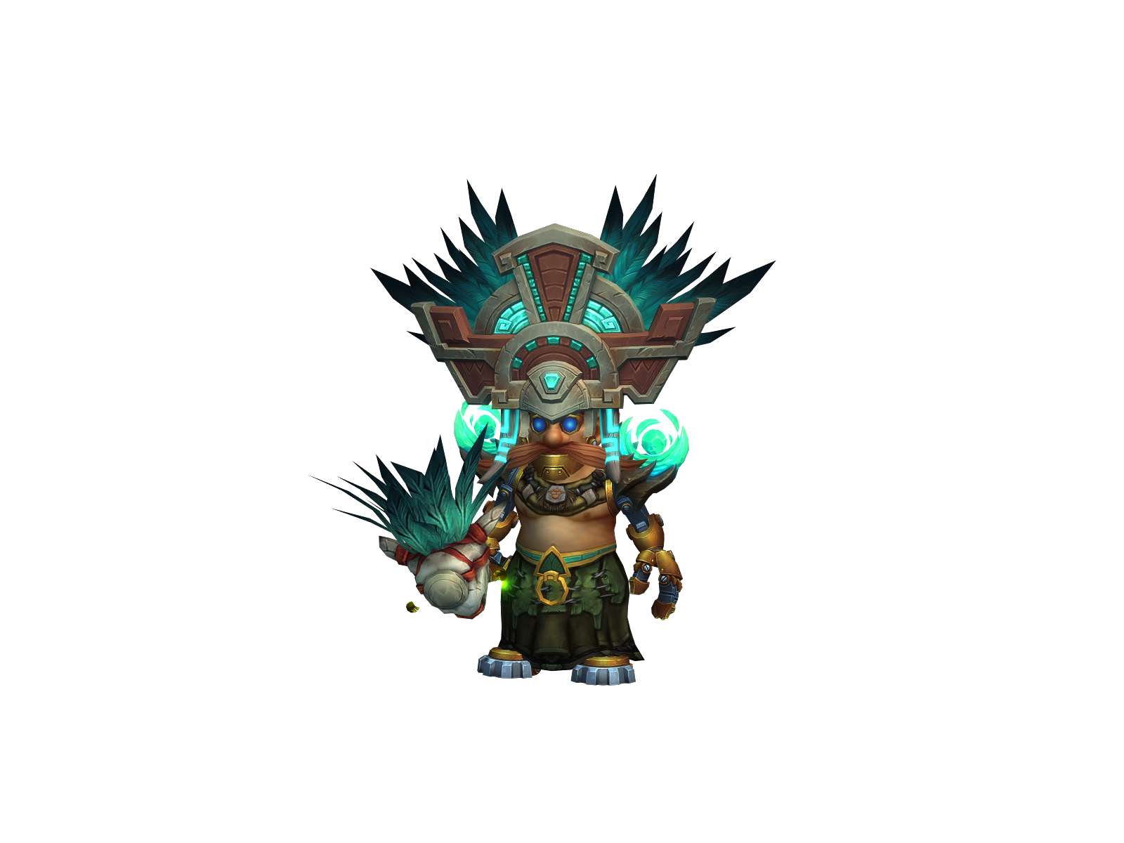 Mólyporph 3D character render