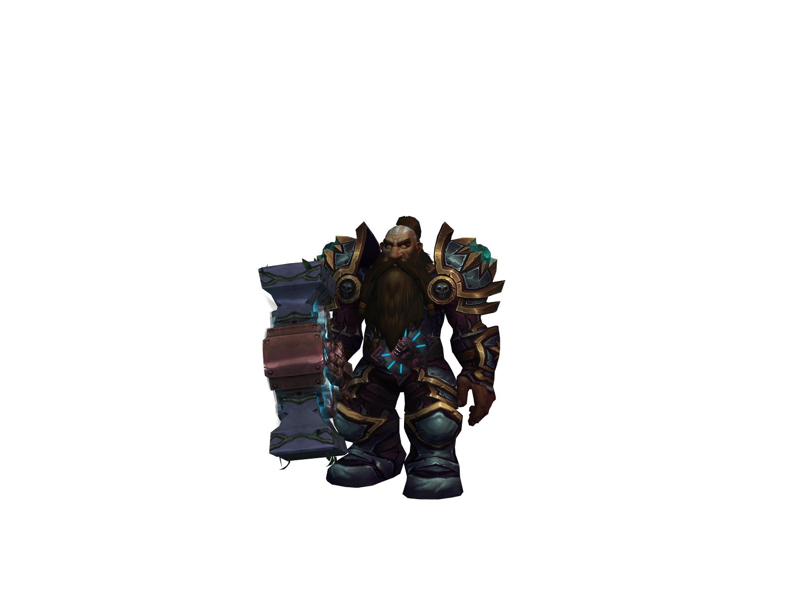 Abaud 3D character render