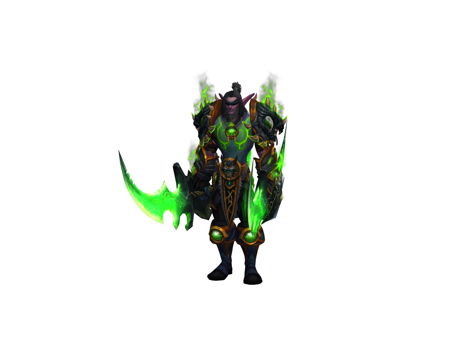 Plotted 3D character render