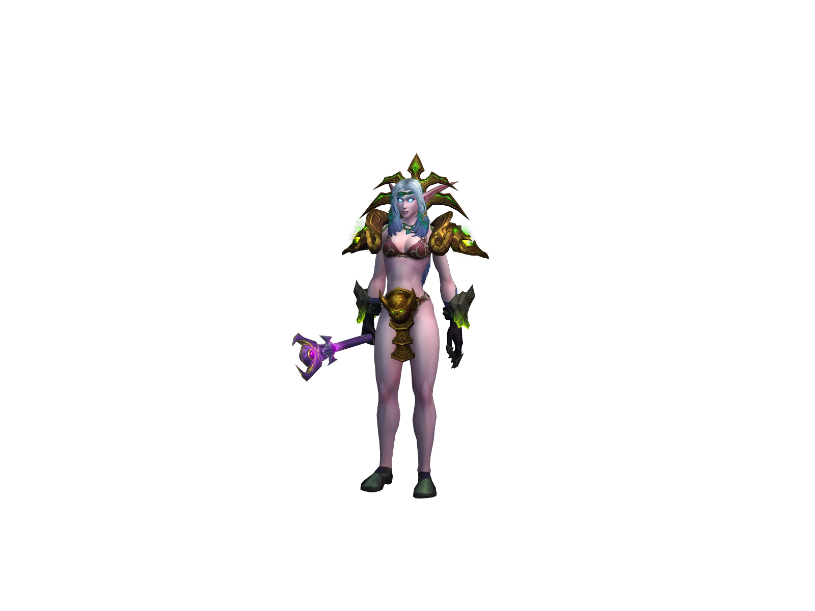 Mornye 3D character render