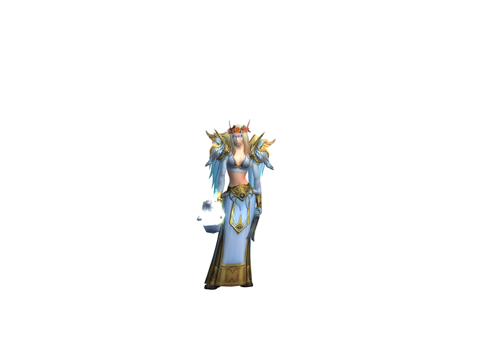 Snowhand 3D character render