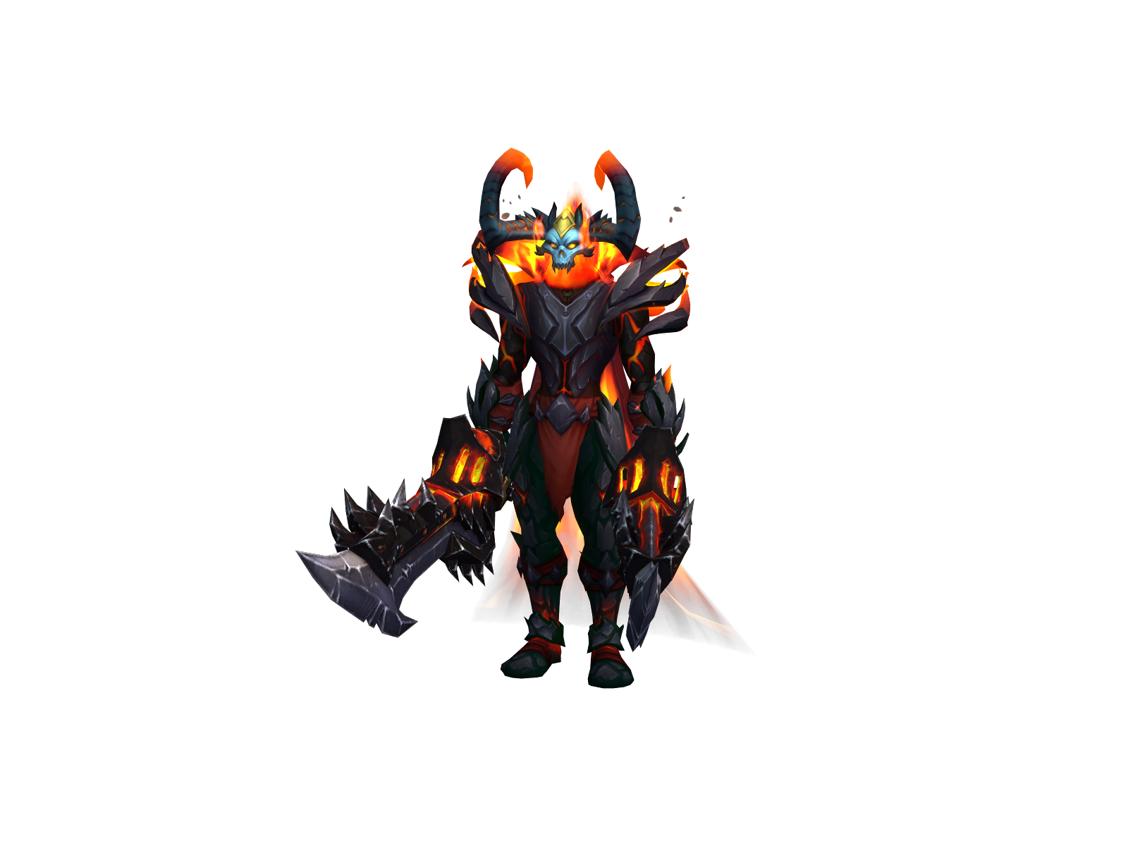 Demonbert 3D character render