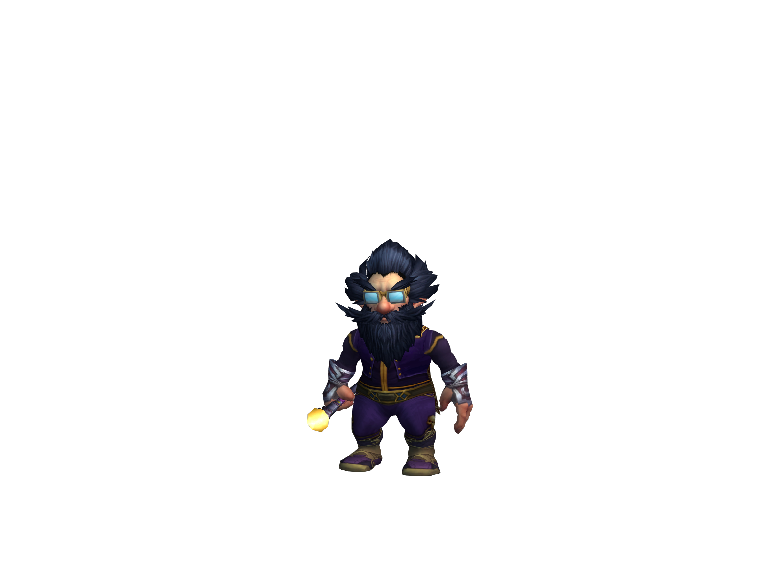 Randalfrag 3D character render
