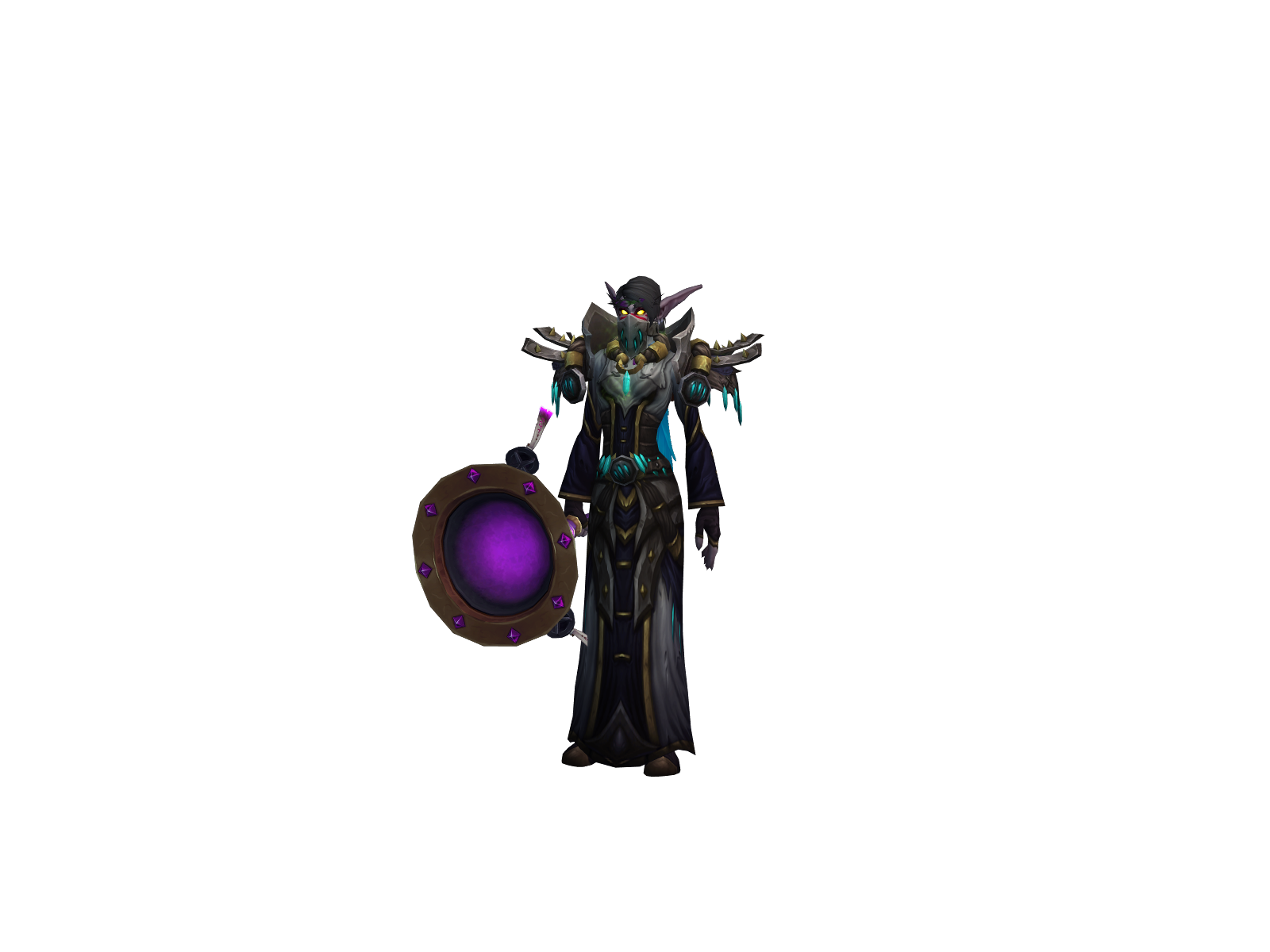 Mageblows 3D character render