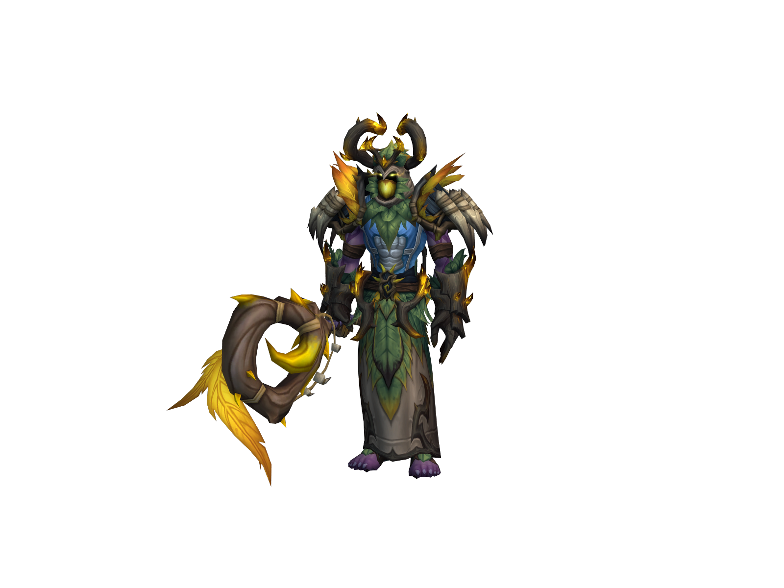 Theømega 3D character render