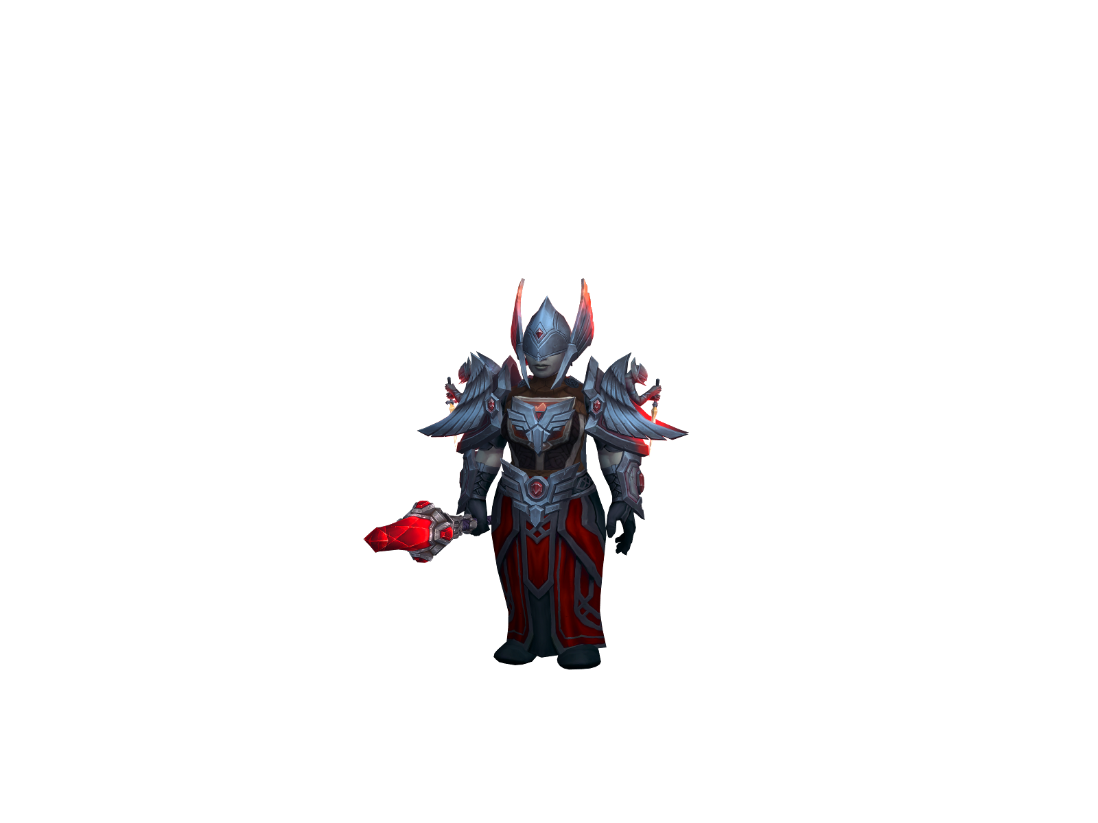 Facetattoo 3D character render