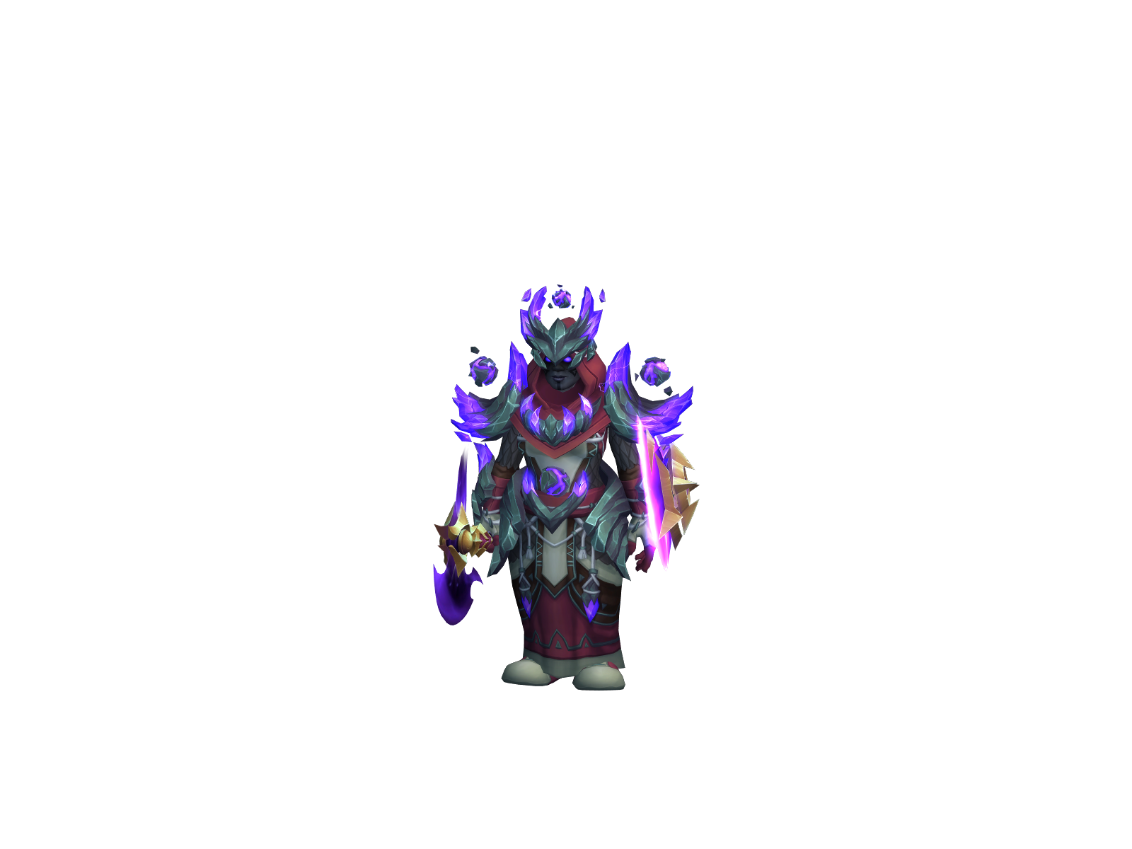 Zlunar 3D character render