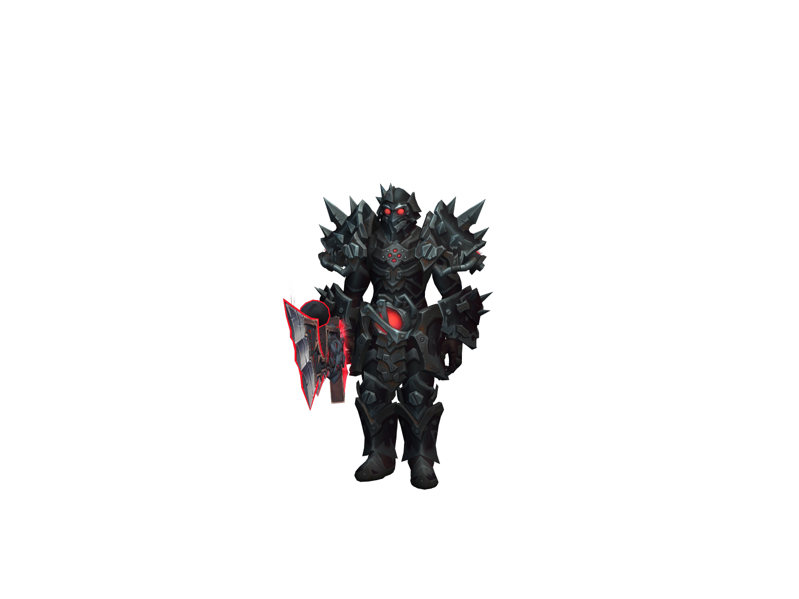 Trongraves 3D character render