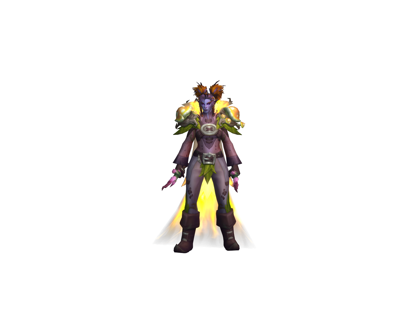 Brassy WoW character banner
