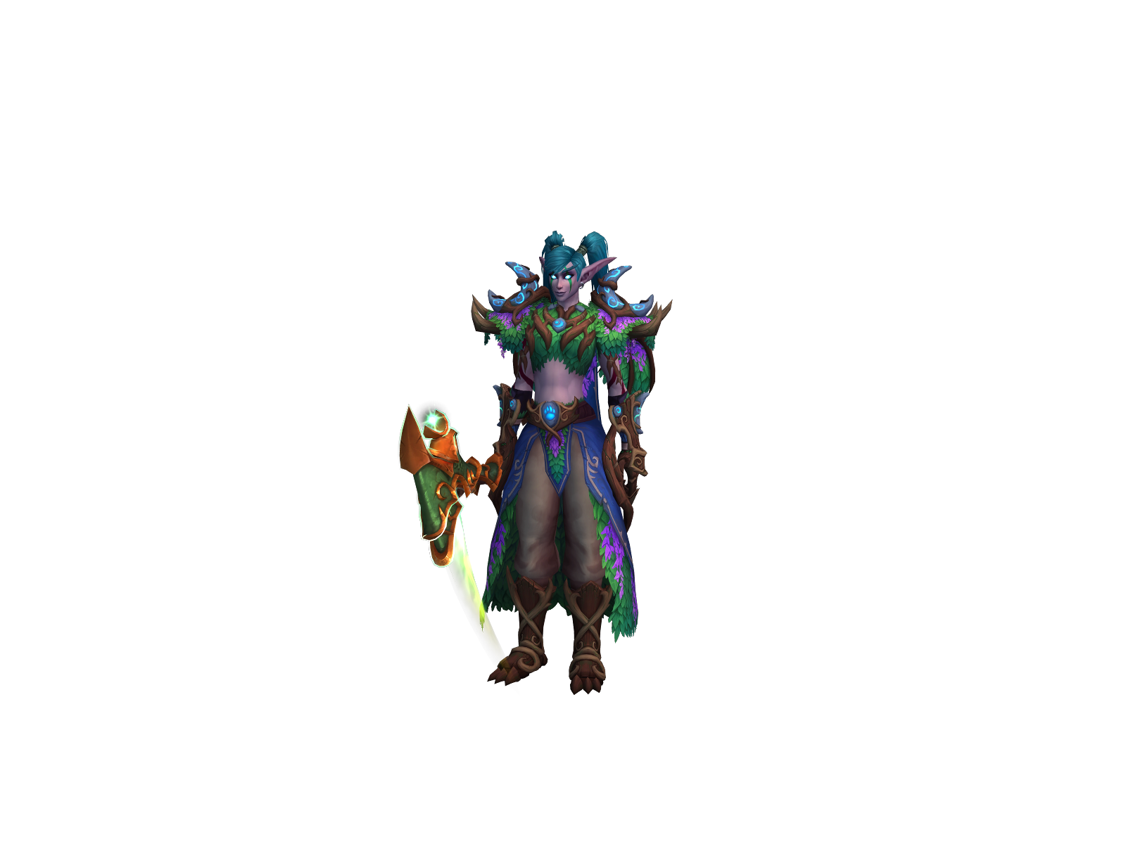 Meggriffin 3D character render