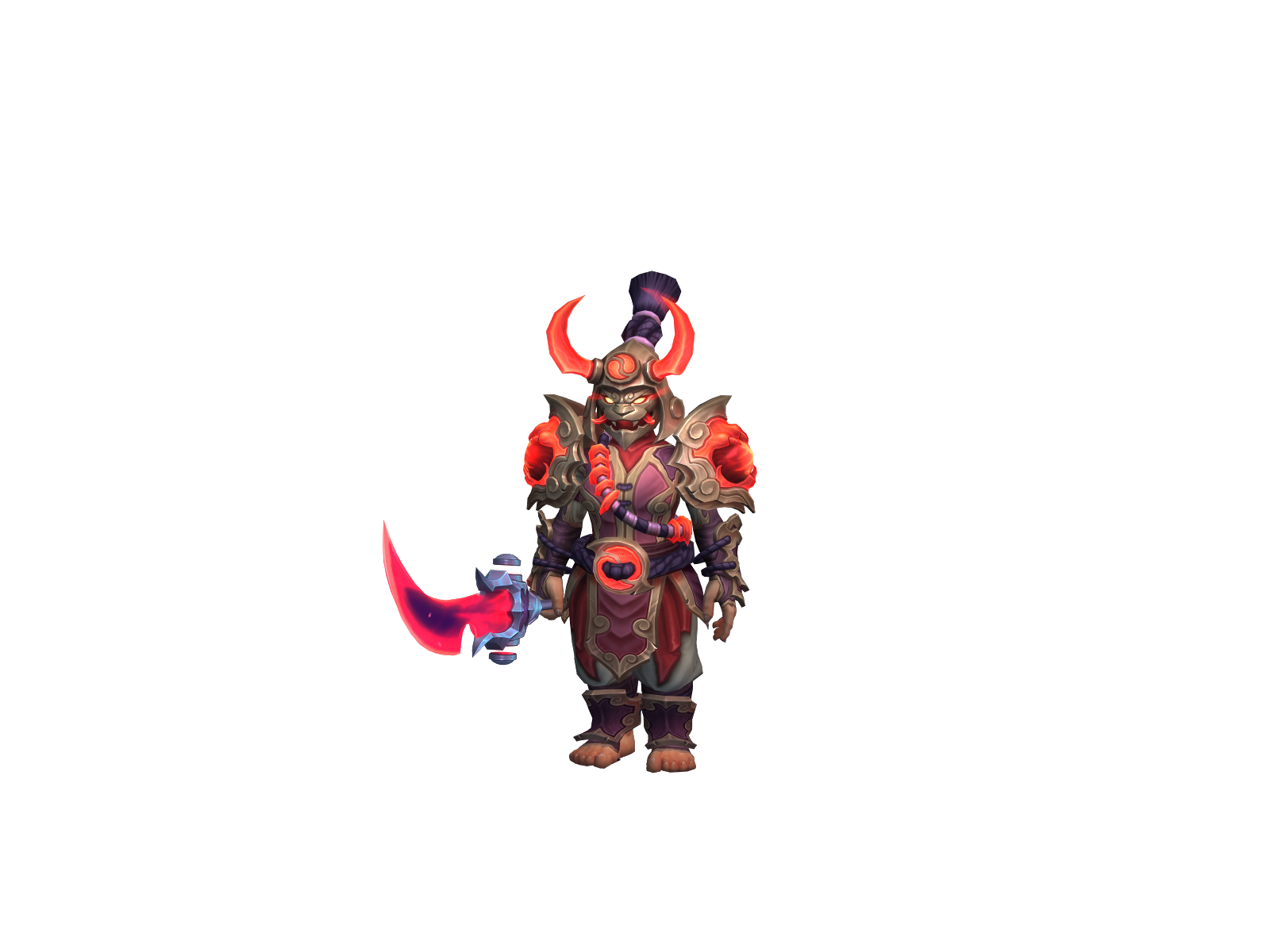 Meowerofkeys 3D character render