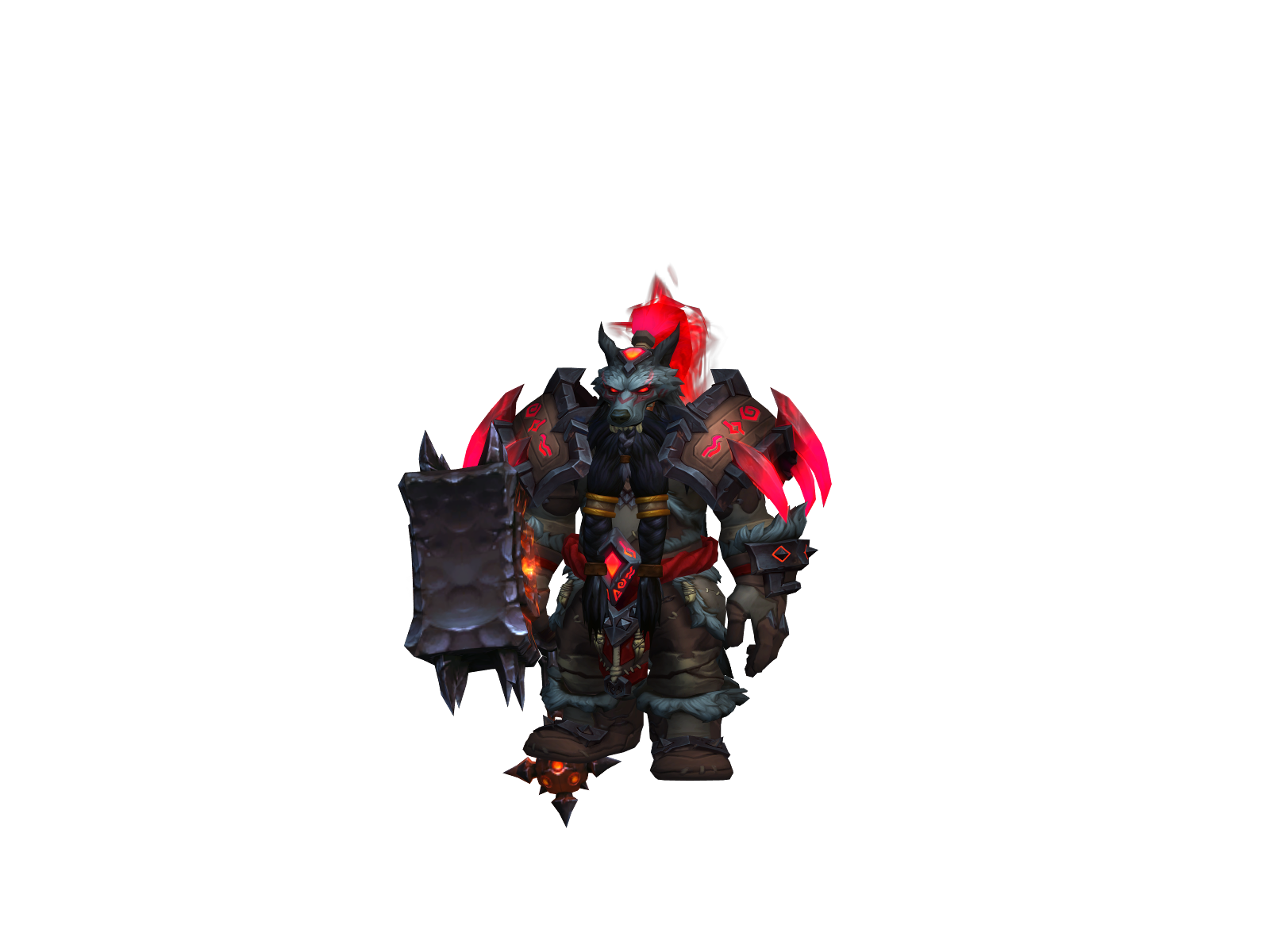Skyewolf 3D character render