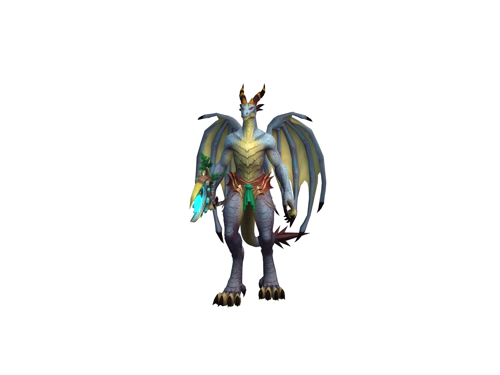 Caeliane 3D character render