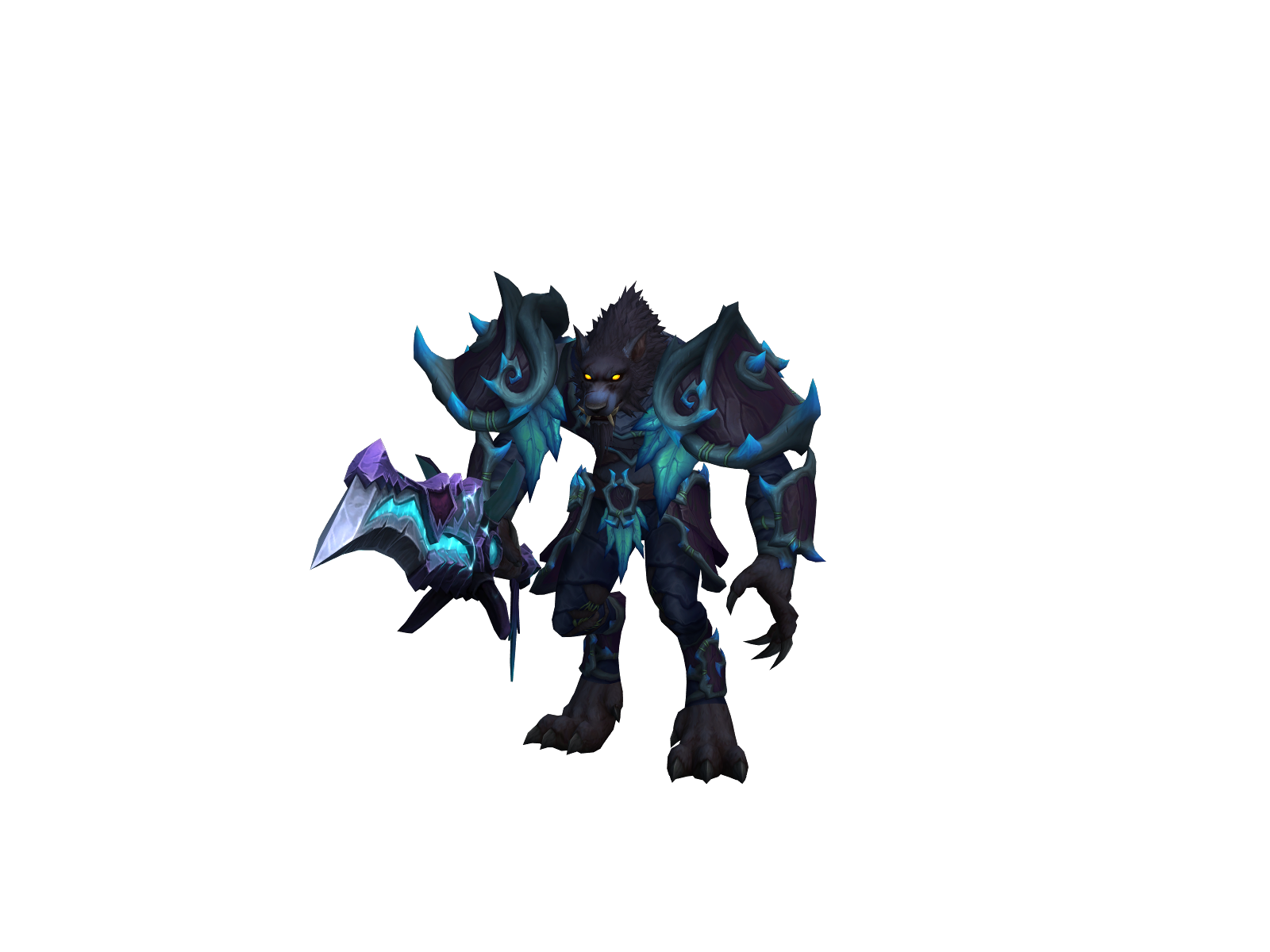 Wolvêrine 3D character render