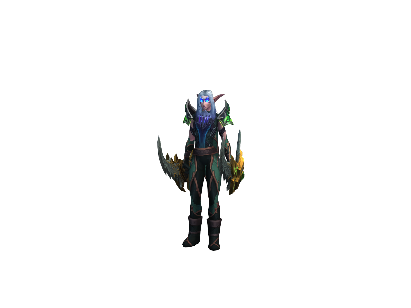 Areleina 3D character render