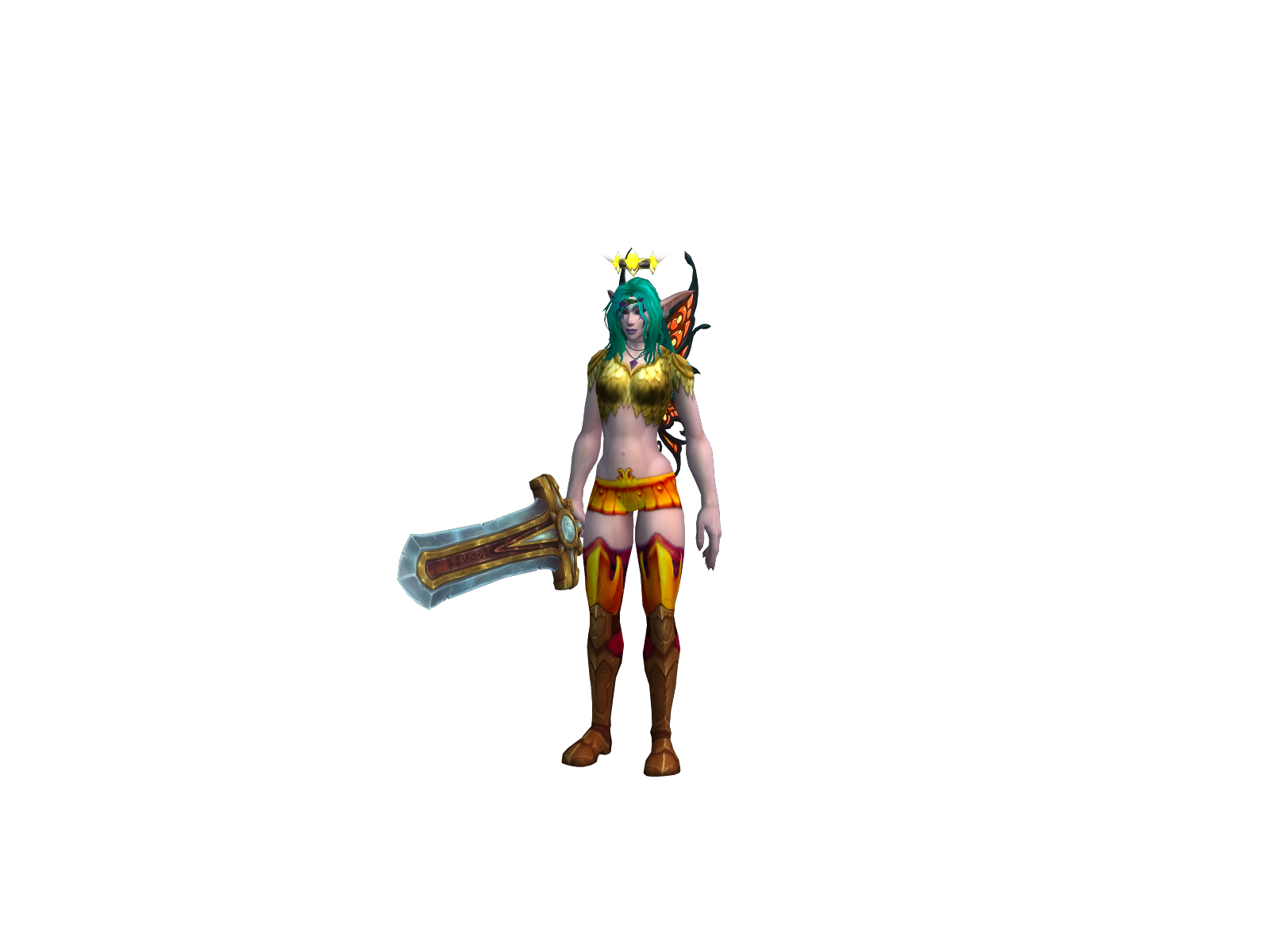 Tyreldine 3D character render