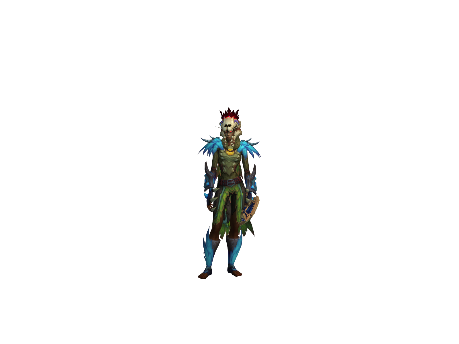 Piercez 3D character render