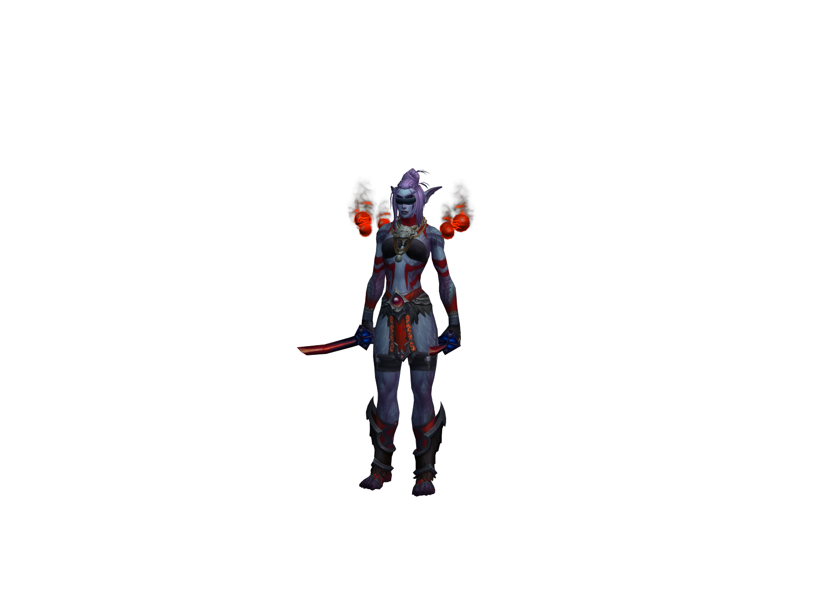 Demonzera 3D character render
