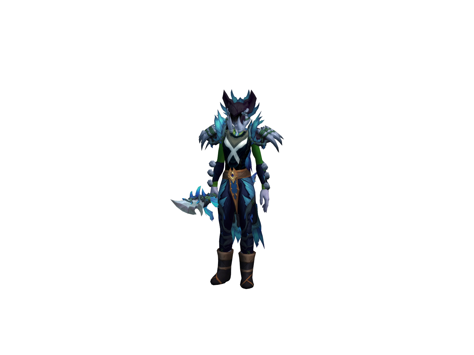 Wickedwindy 3D character render