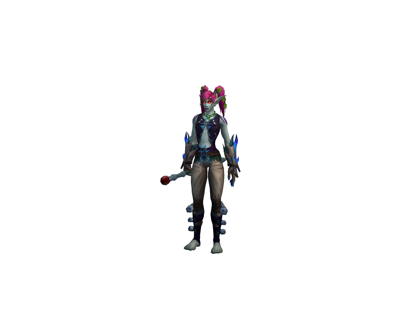 Bellariel 3D character render