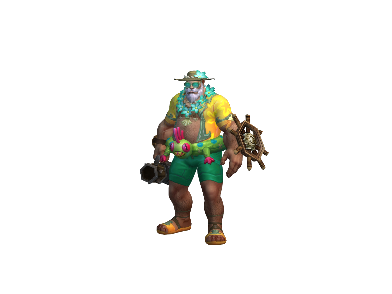 Fatbutcute 3D character render