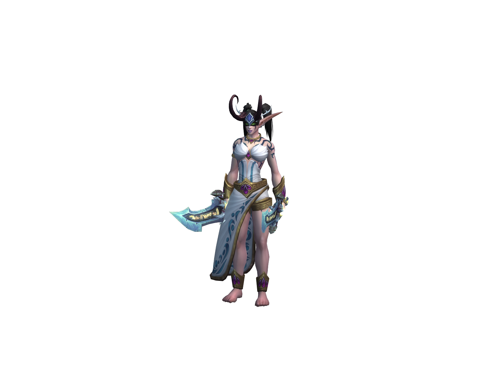 Kaedemon 3D character render