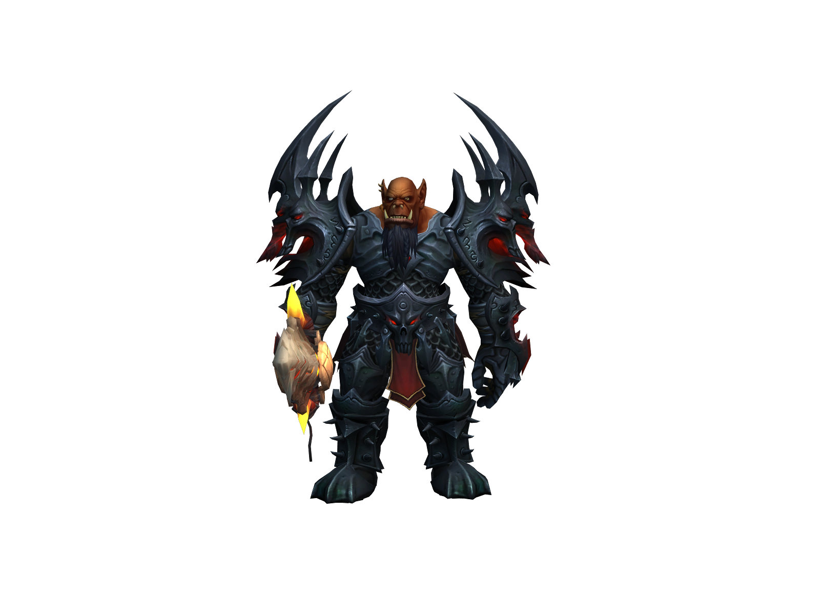 Beefyorc 3D character render