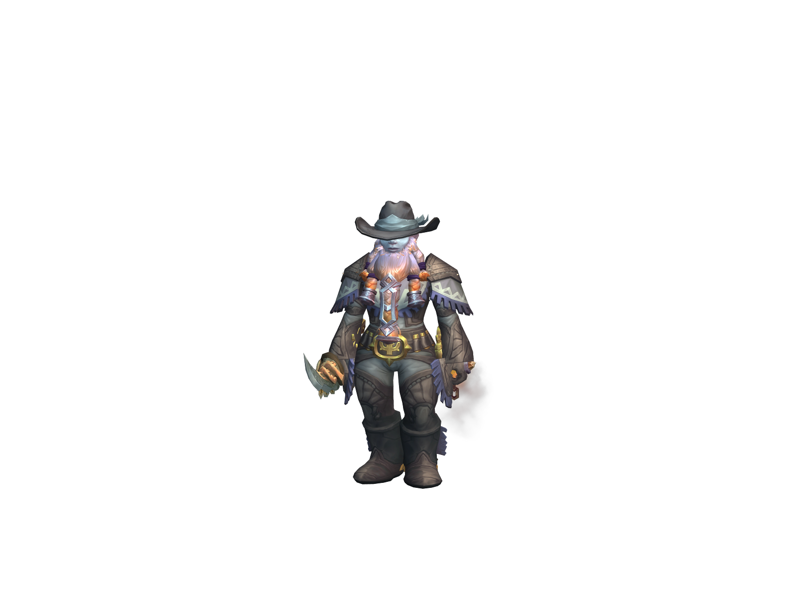 Beârdedlâdy 3D character render