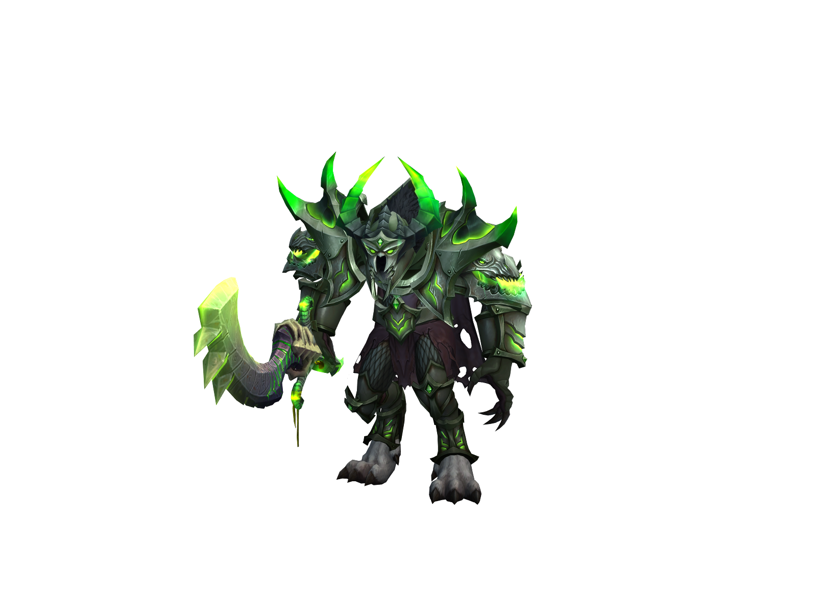 Darkmare 3D character render