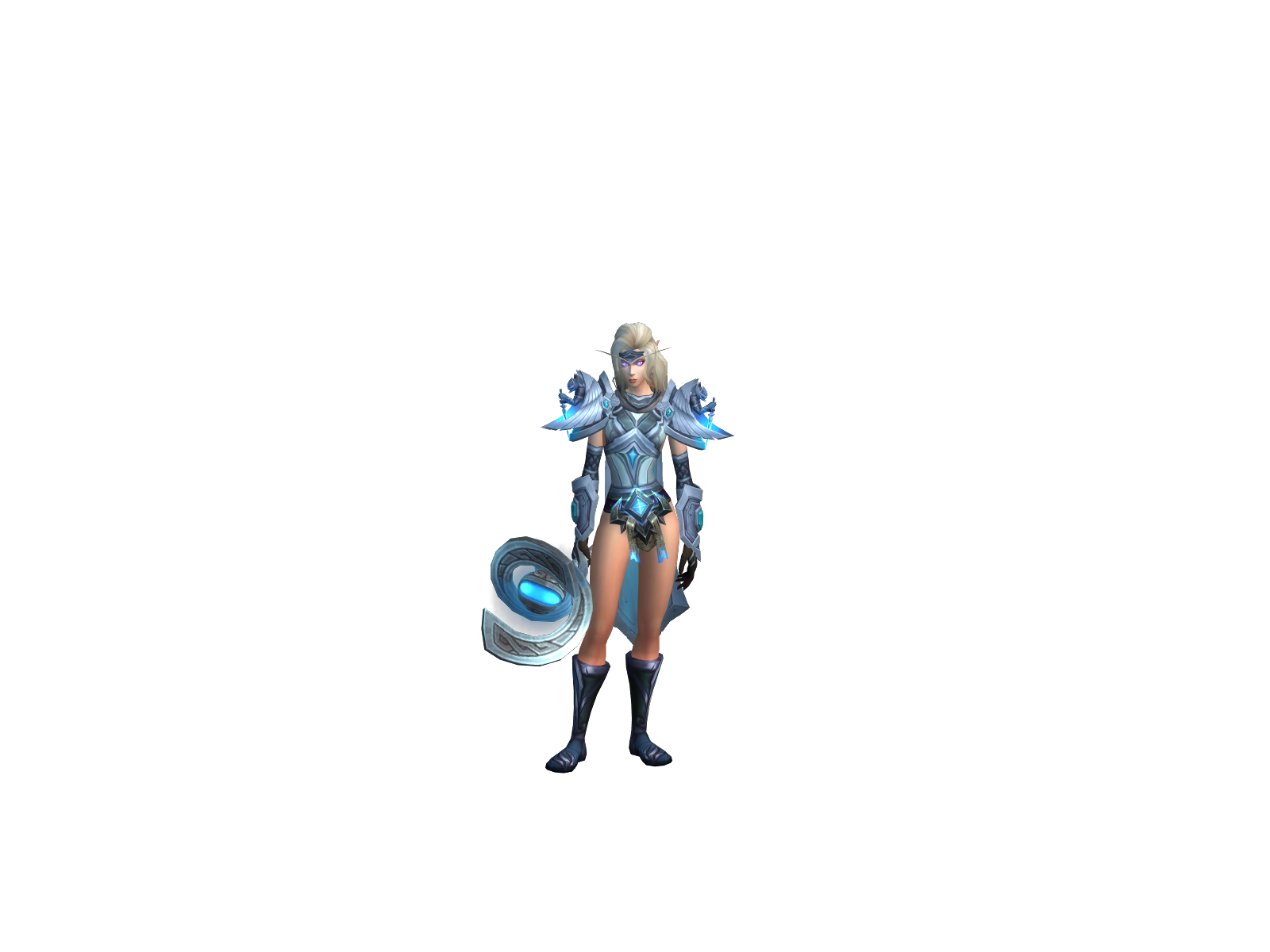 Saell 3D character render