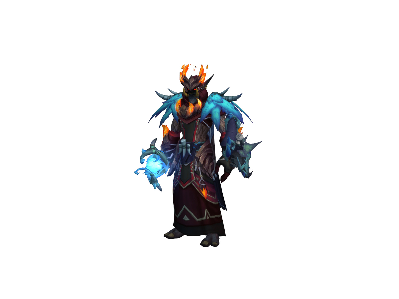 Wraithfury 3D character render