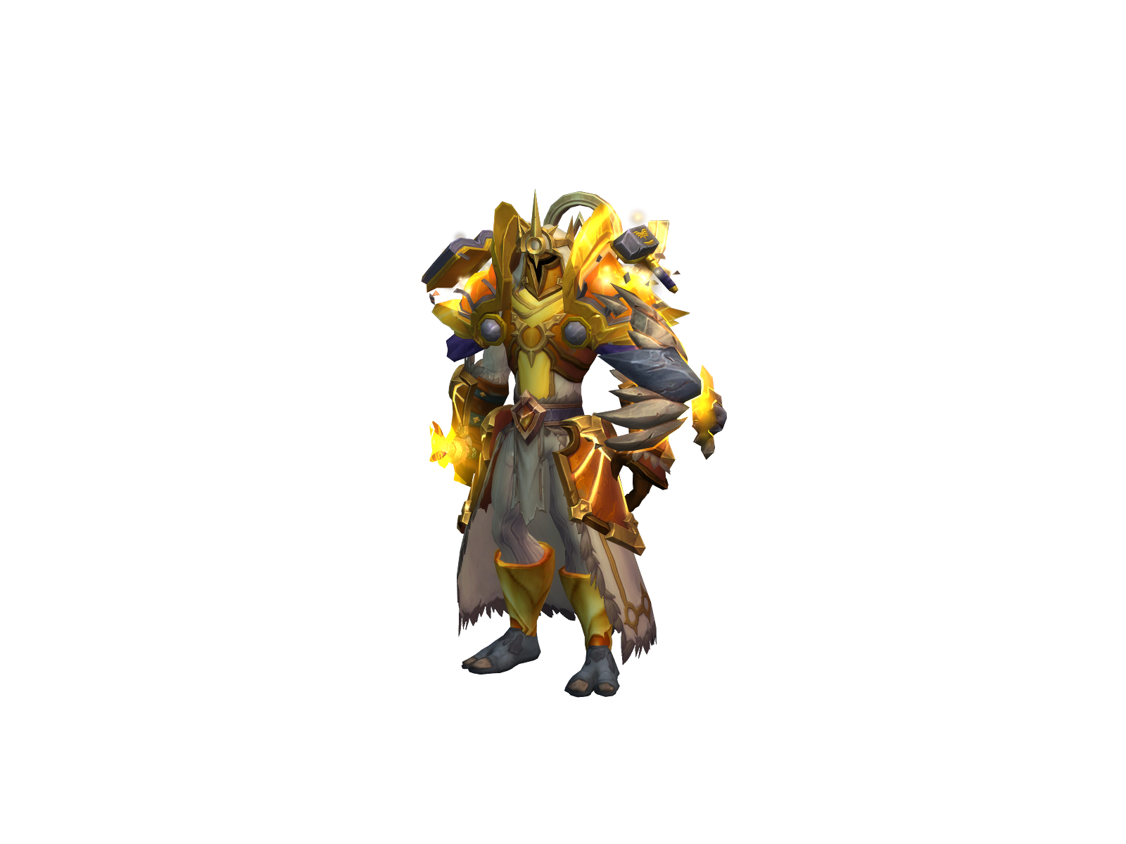 Immovable 3D character render