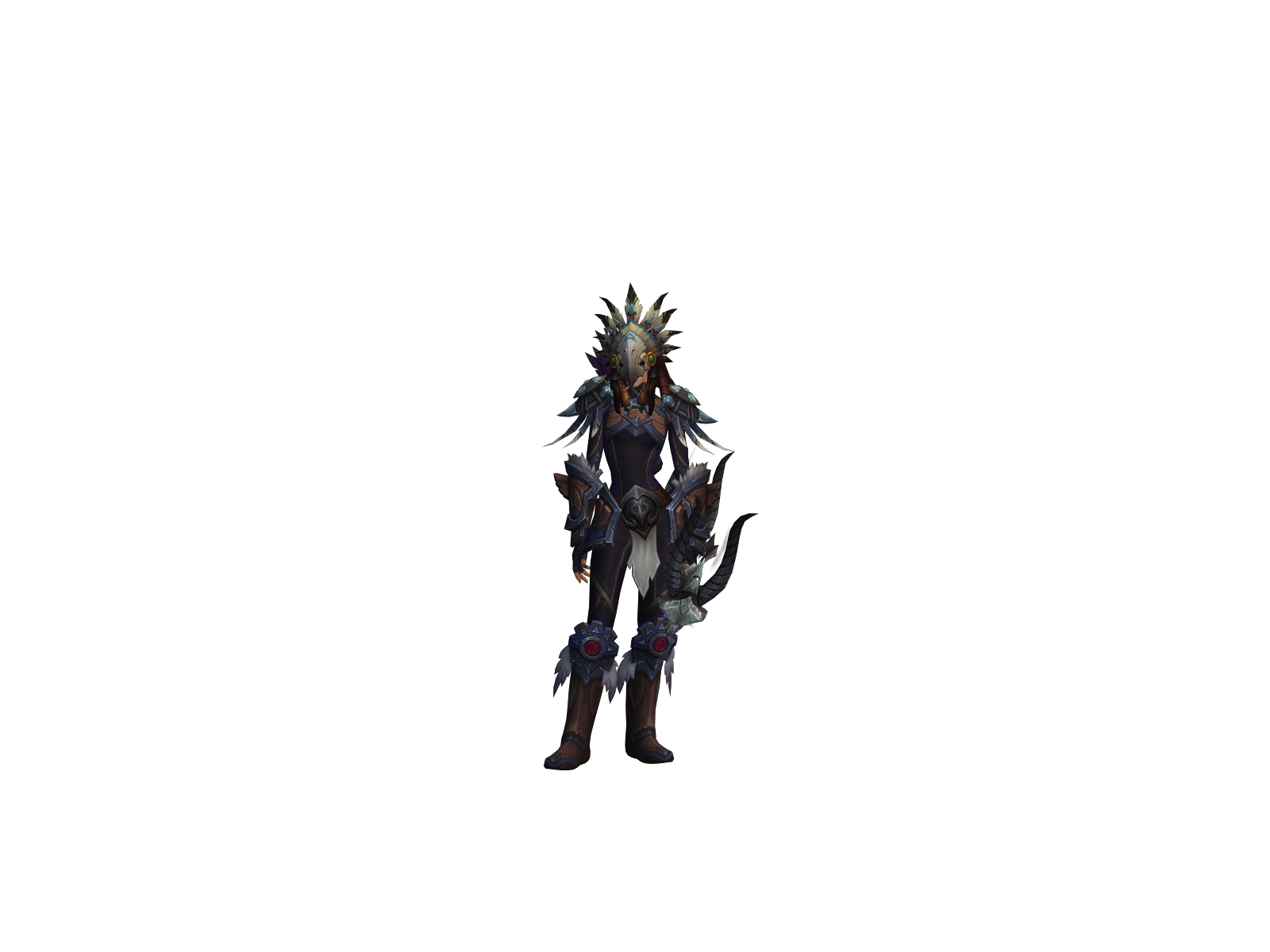 Hazyhuntress 3D character render
