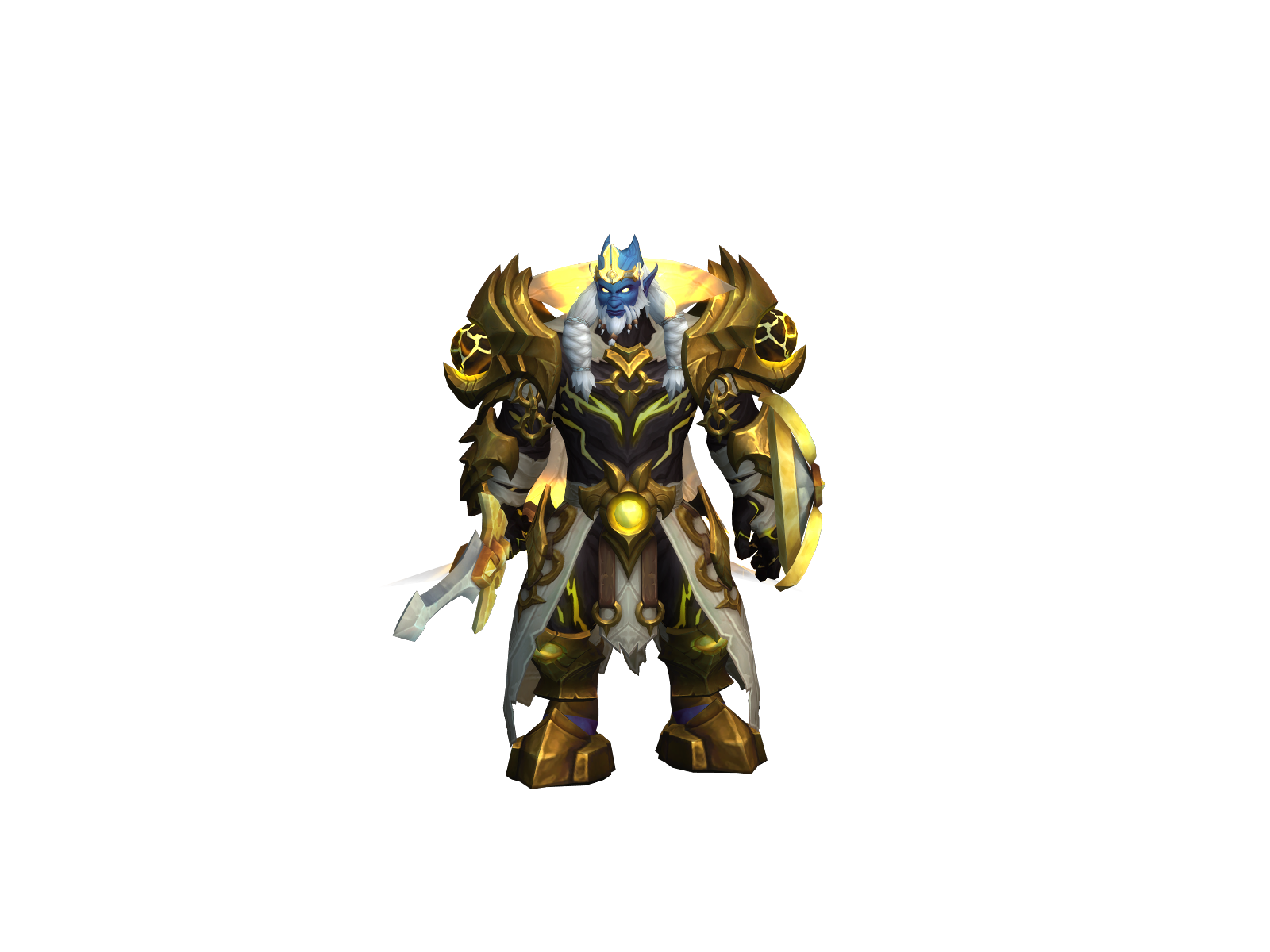 Tyrgann 3D character render