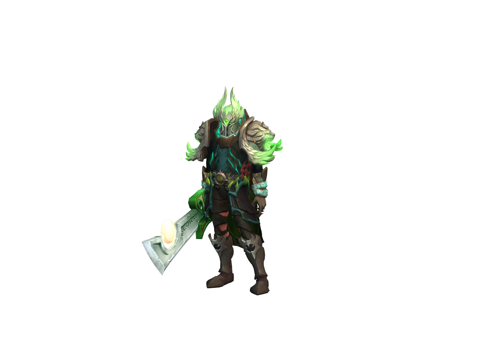 Legen 3D character render