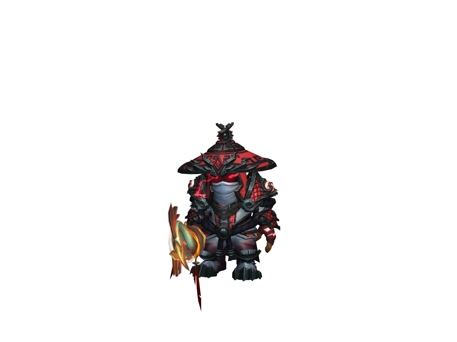 Calber 3D character render