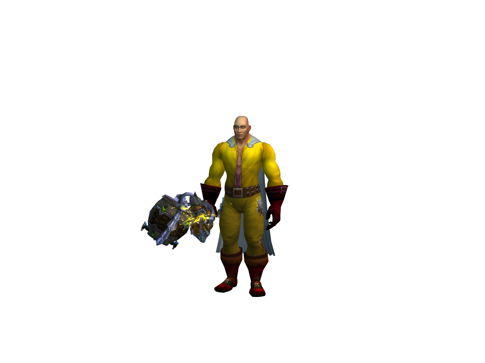Onepunçhman 3D character render