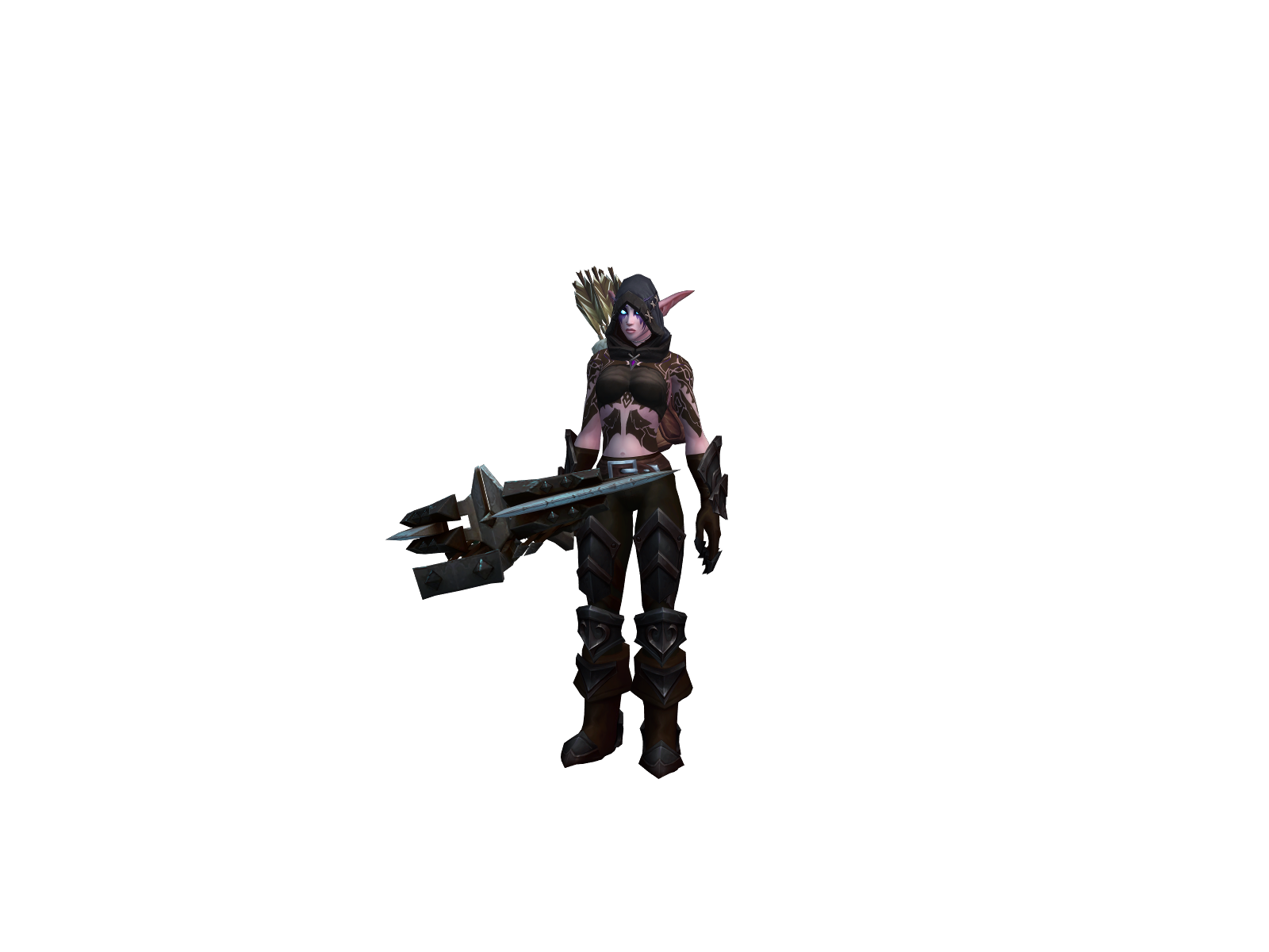 Eliane 3D character render