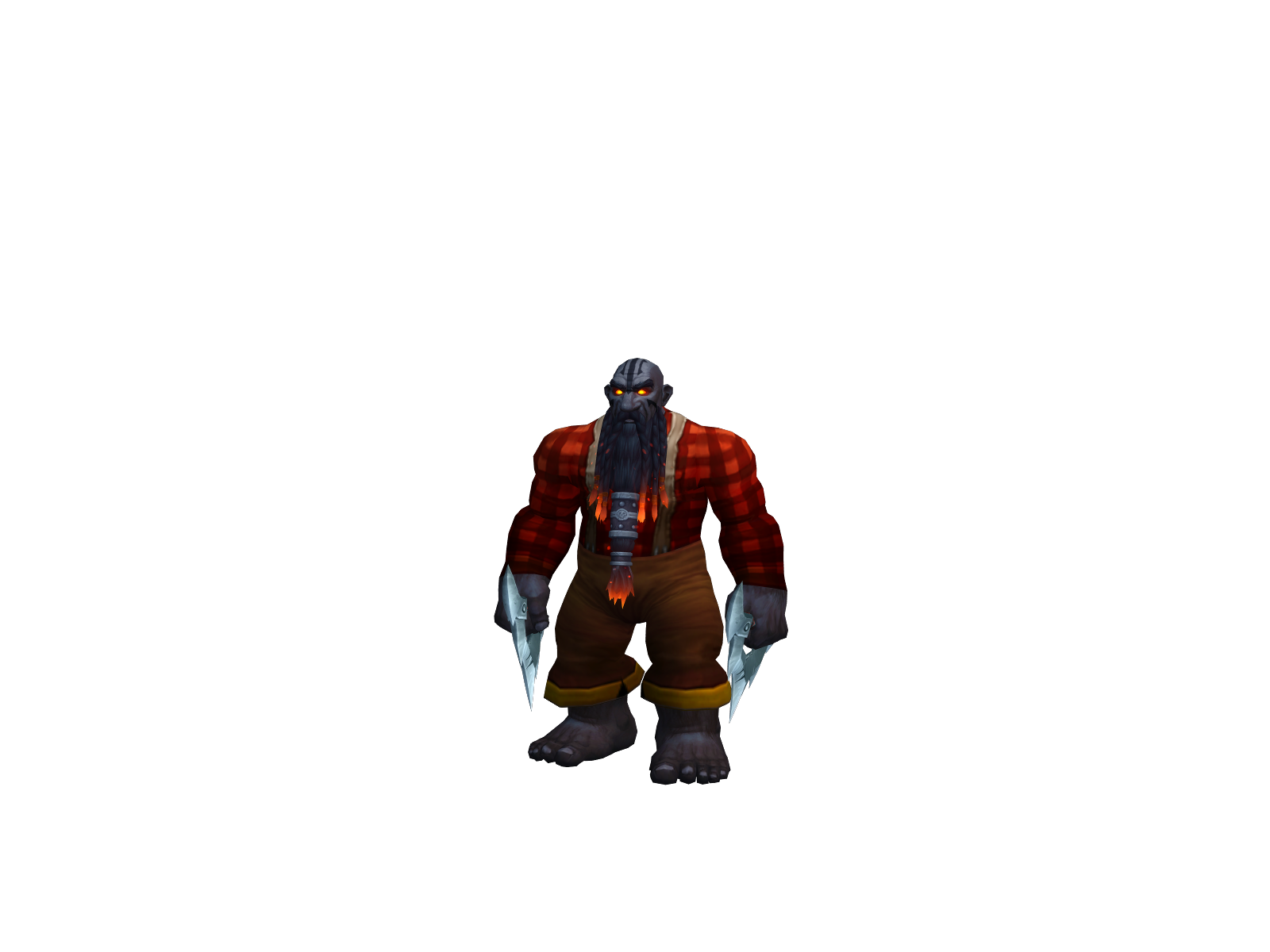 Fans 3D character render