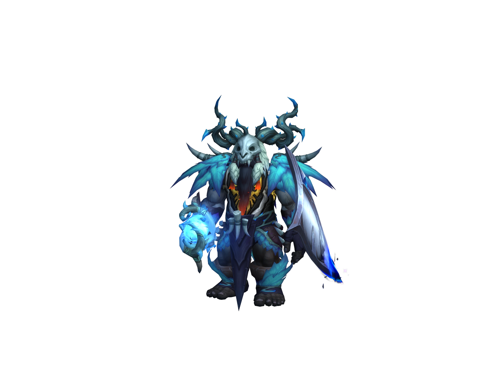 Fujitora 3D character render