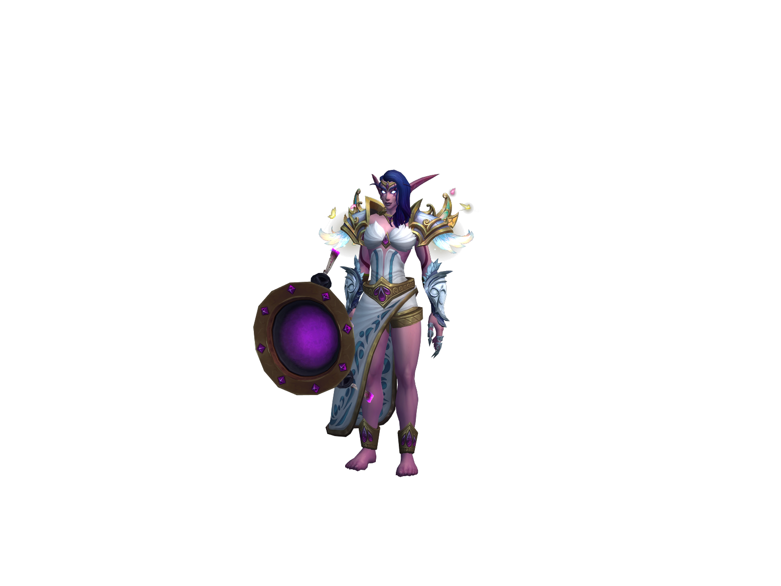 Aelune 3D character render