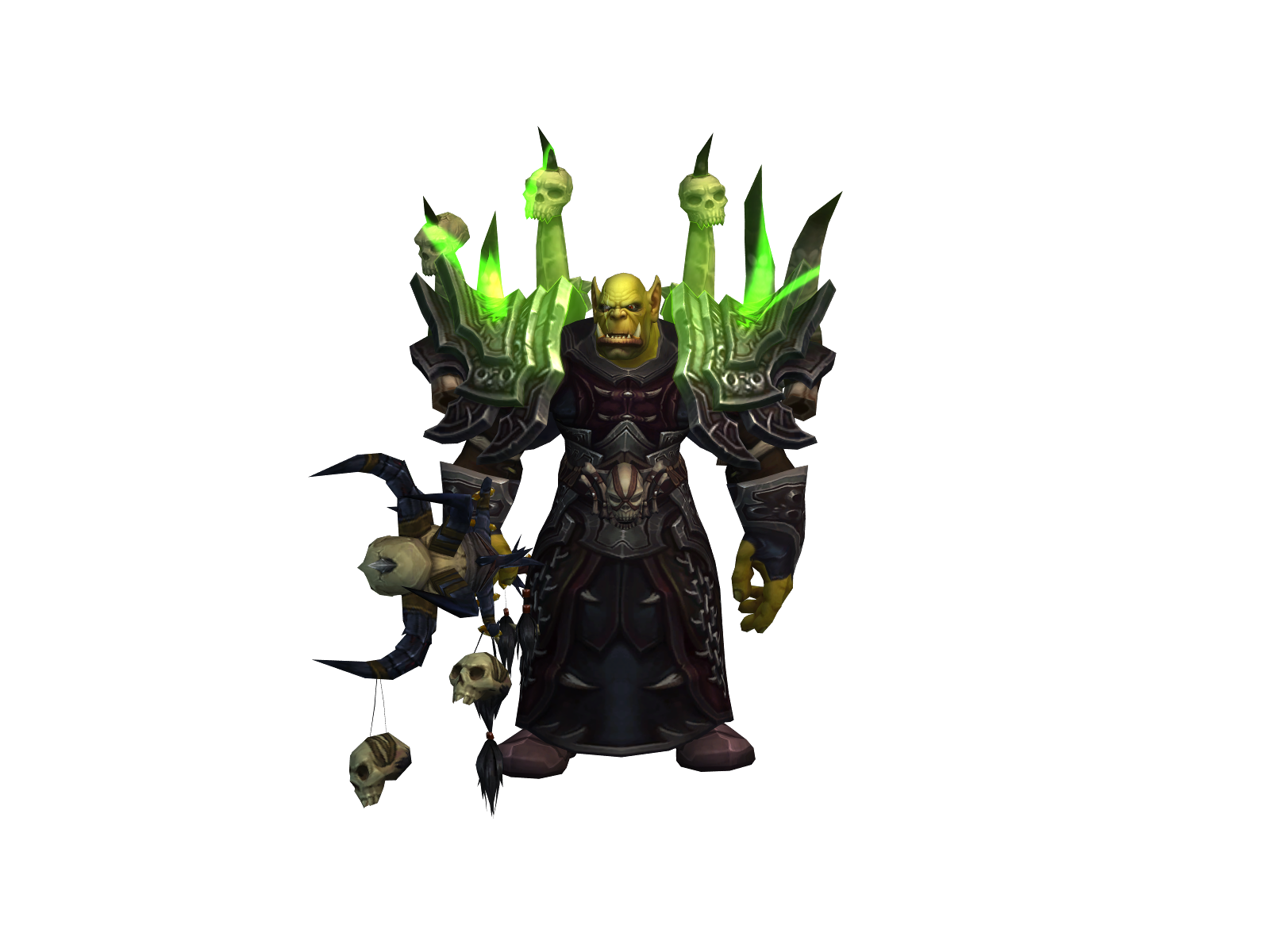 Afflictionz 3D character render