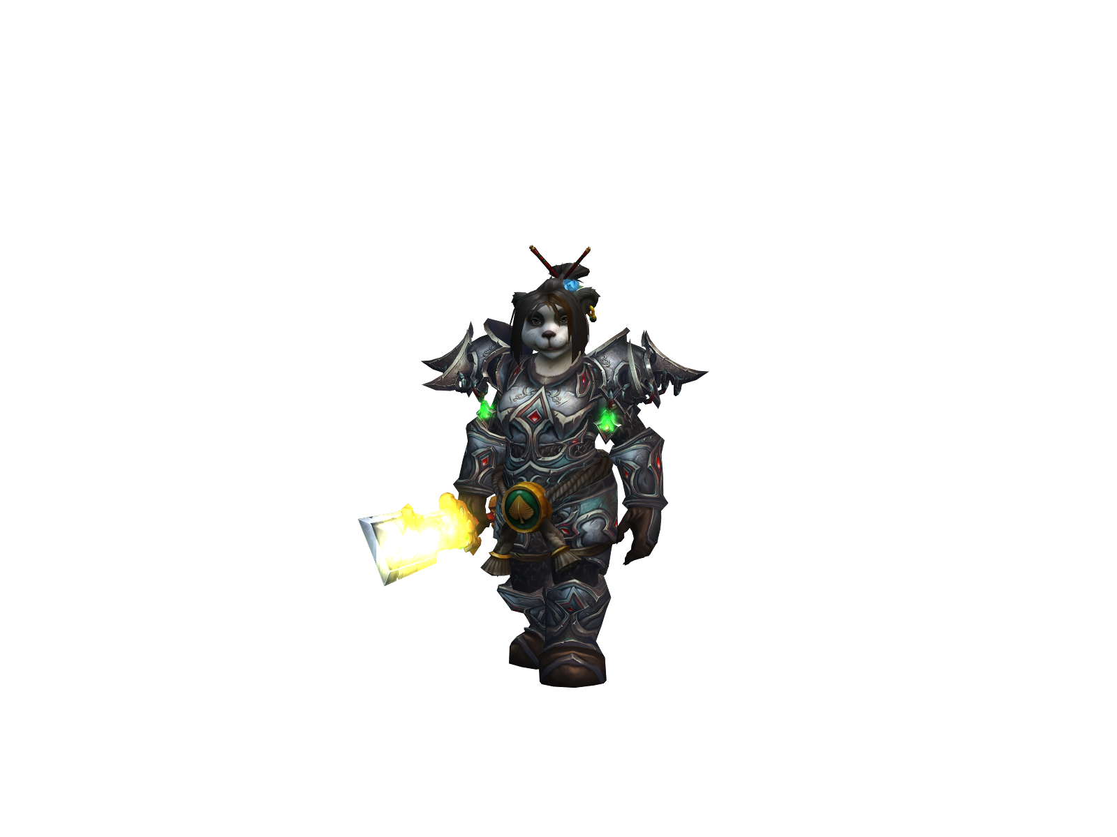 Mikachen 3D character render