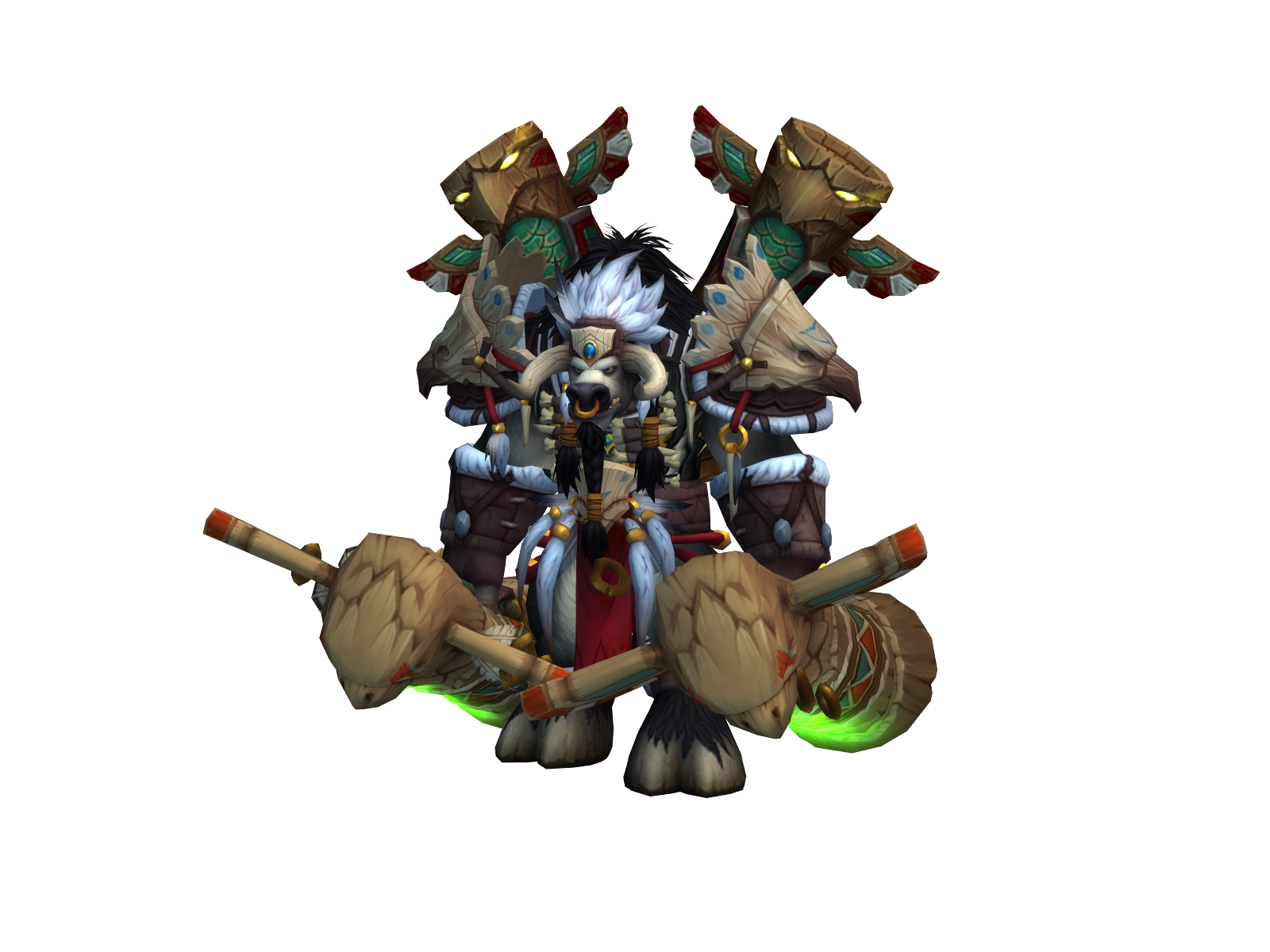 Warriorchief 3D character render