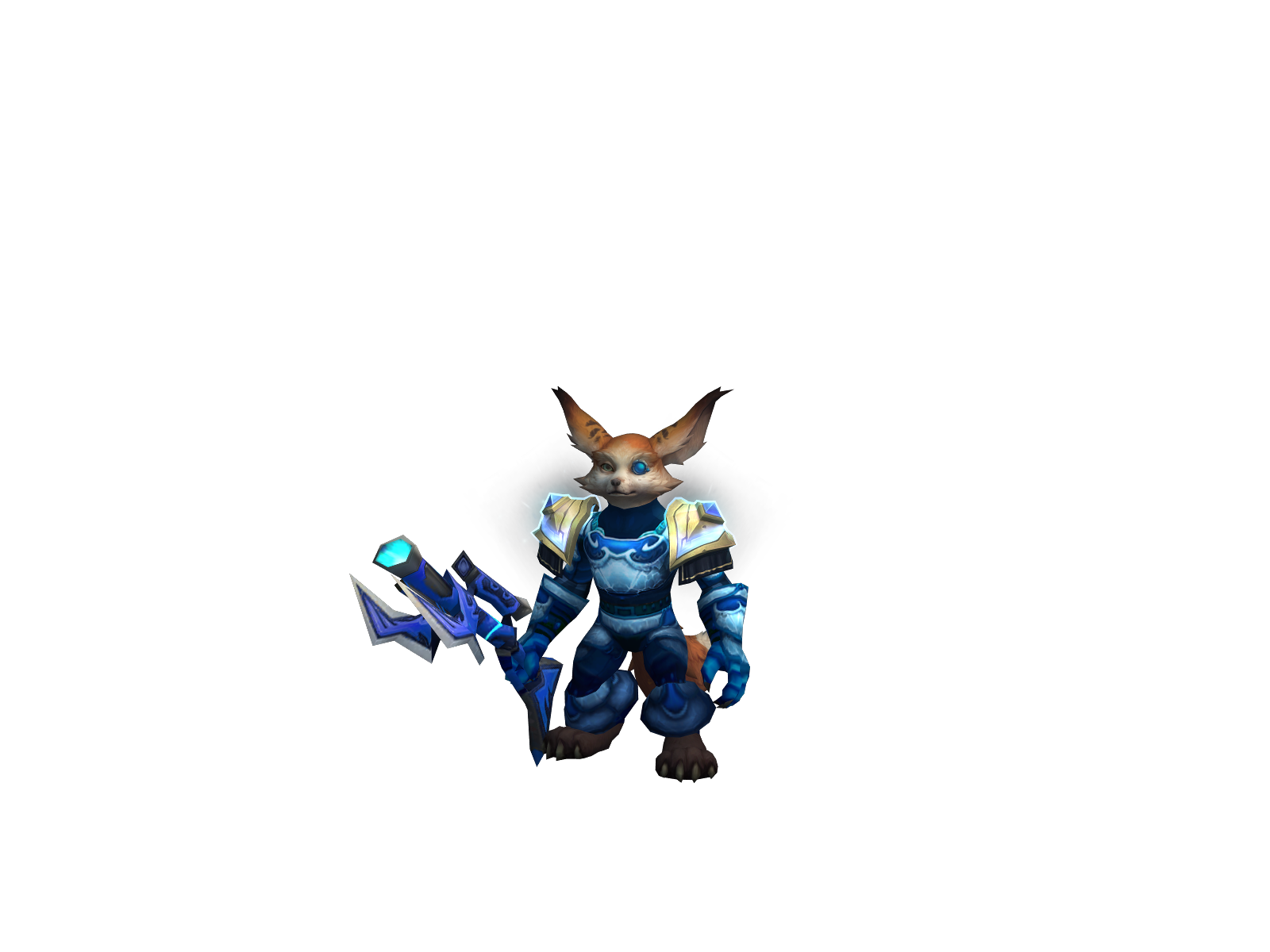 Rhnegative 3D character render