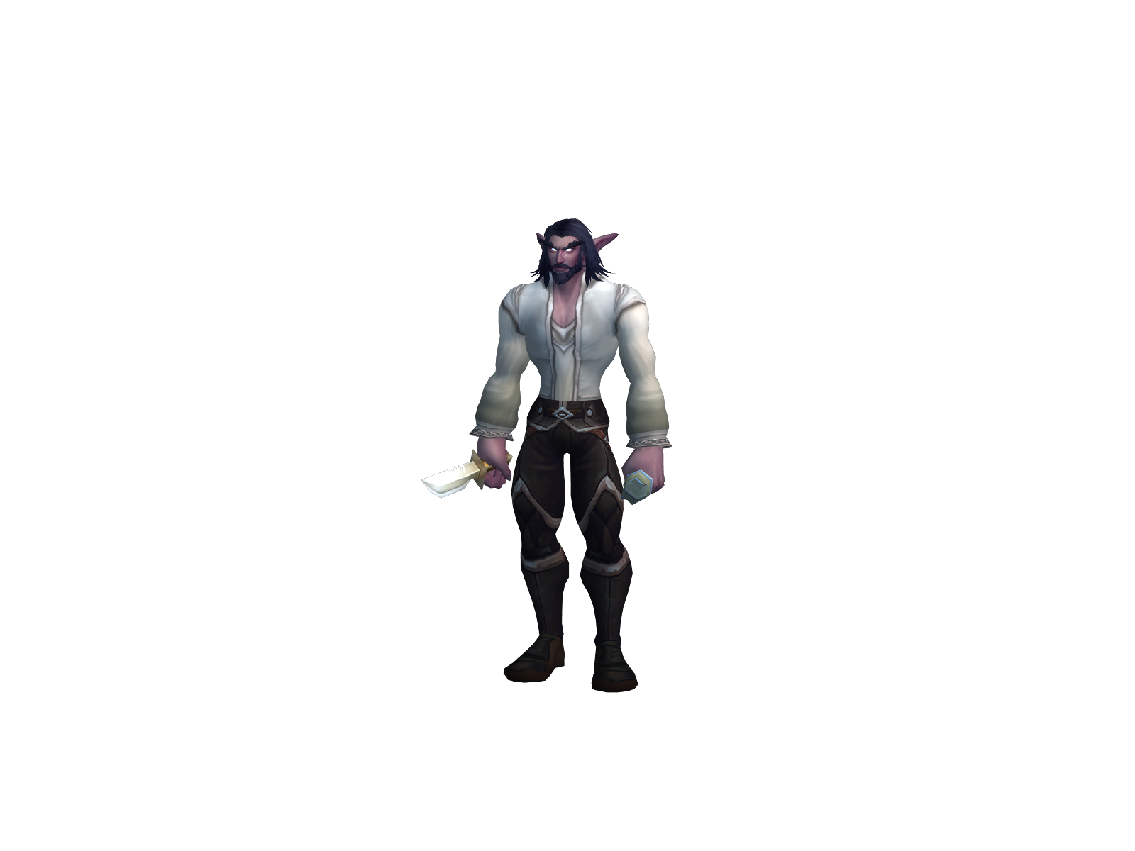 Fan 3D character render