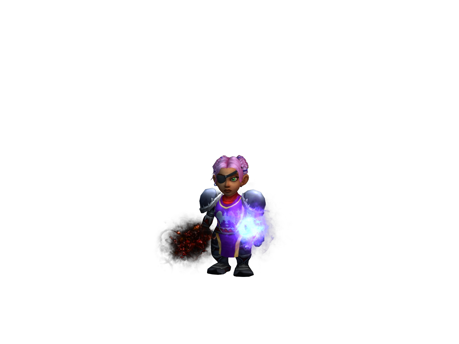 Hëarts 3D character render