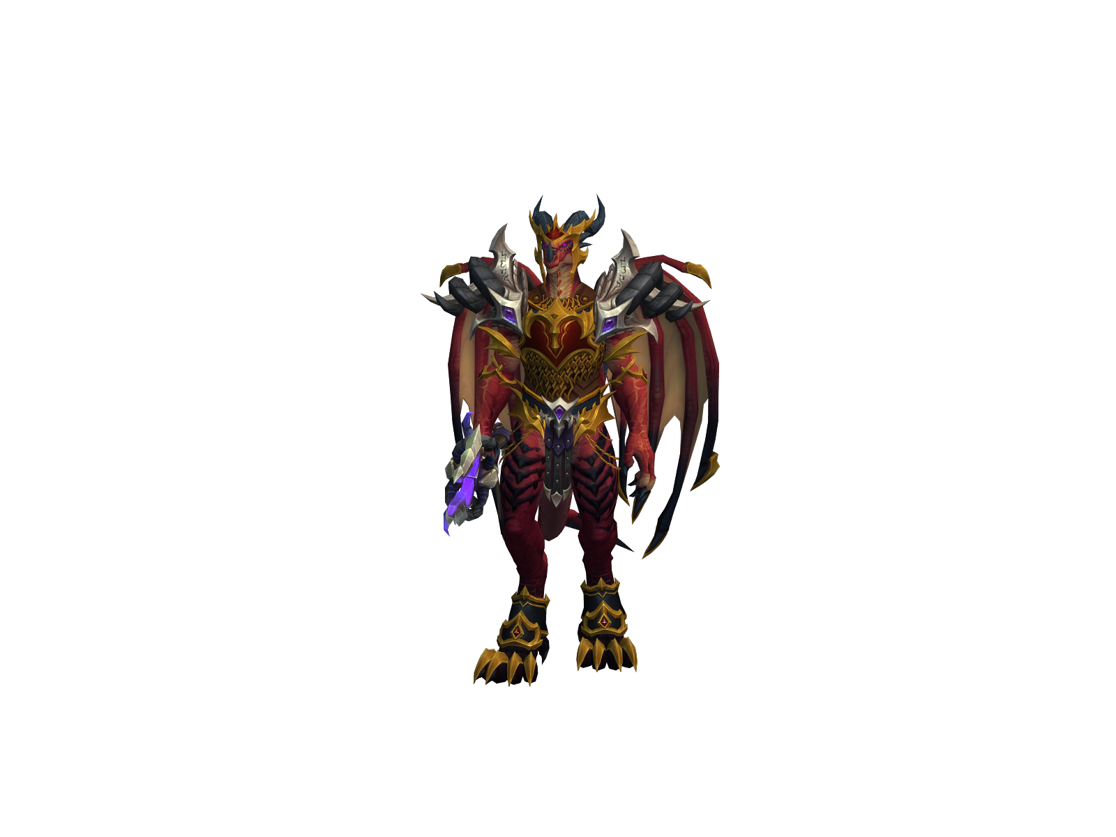 Dracaryz 3D character render